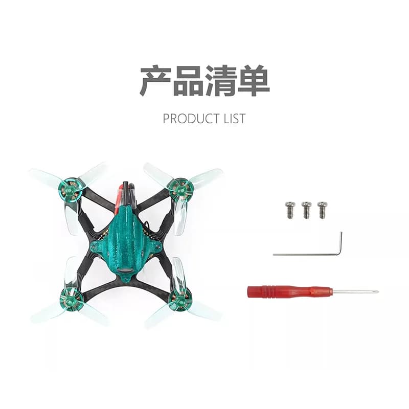 Drone da Corsa FPV Sub250 Nanofly20 2S, Quadricottero Micro da 2 Pollici Ultra Leggero e Potente per Freestyle Indoor e Outdoor, Fotografia Aerea