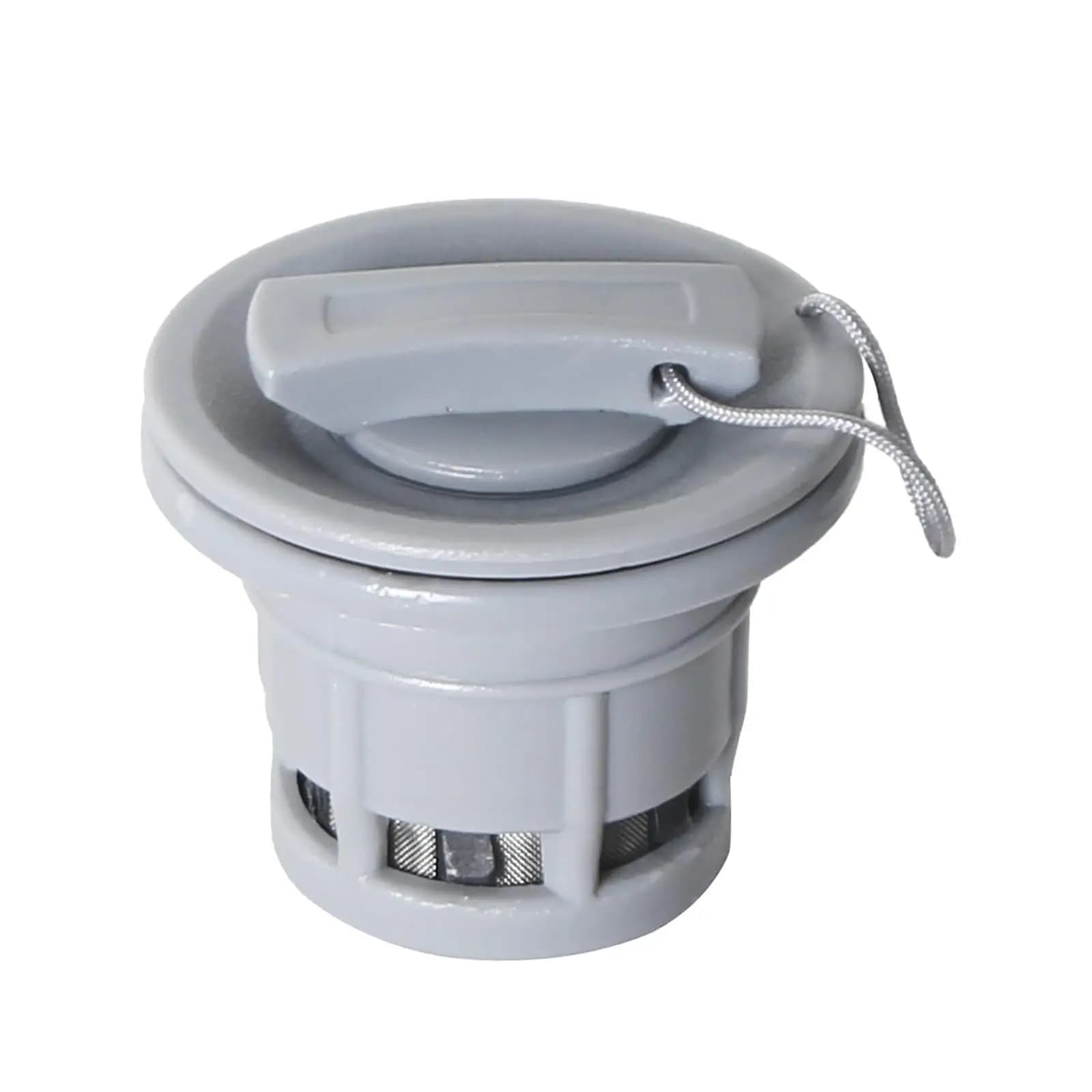 Tappo Valvola Aria Kayak con Design a Rete, Ricambio Antiperdita per Accessori Barche Gonfiabili e Paddle Board