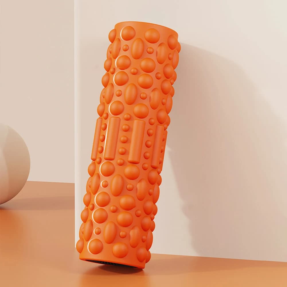 Electric Vibrating Foam Roller Exercise Roller Rechargeable Muscle Roller 5 Modes Tissue Massager for Yoga Pilates