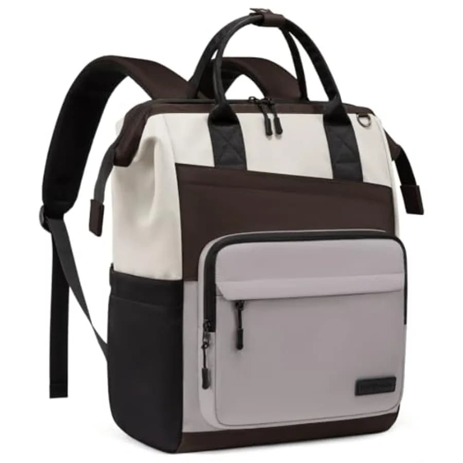 LOVEVOOK Laptop Backpack for Women Travel Backpack for Work College Business Water Resistant Teacher Nurse Bag with Large Capac