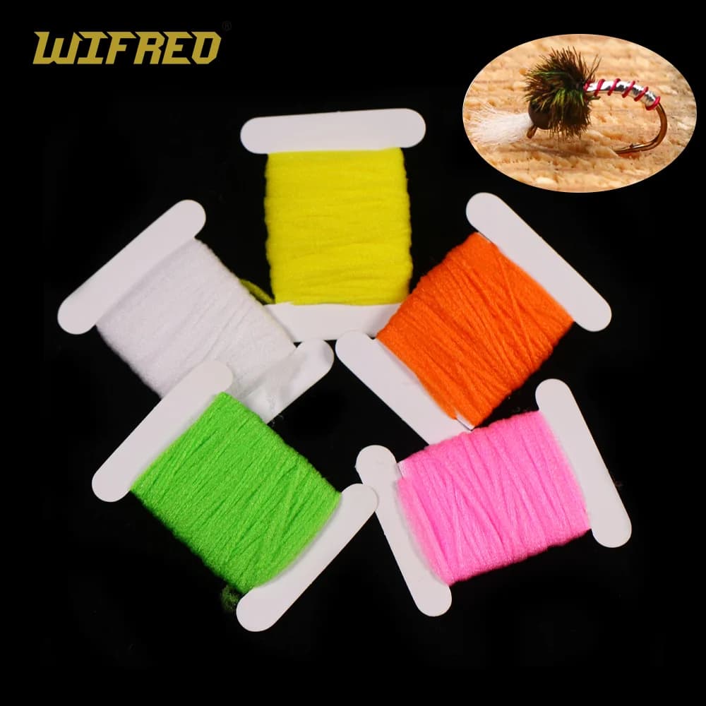Wifreo 4 pz/5 pz Fly Tying Para Post Wing filato galleggiante fibra sintetica per paracadute Dry Fly Mayfly trota esche da pesca esche