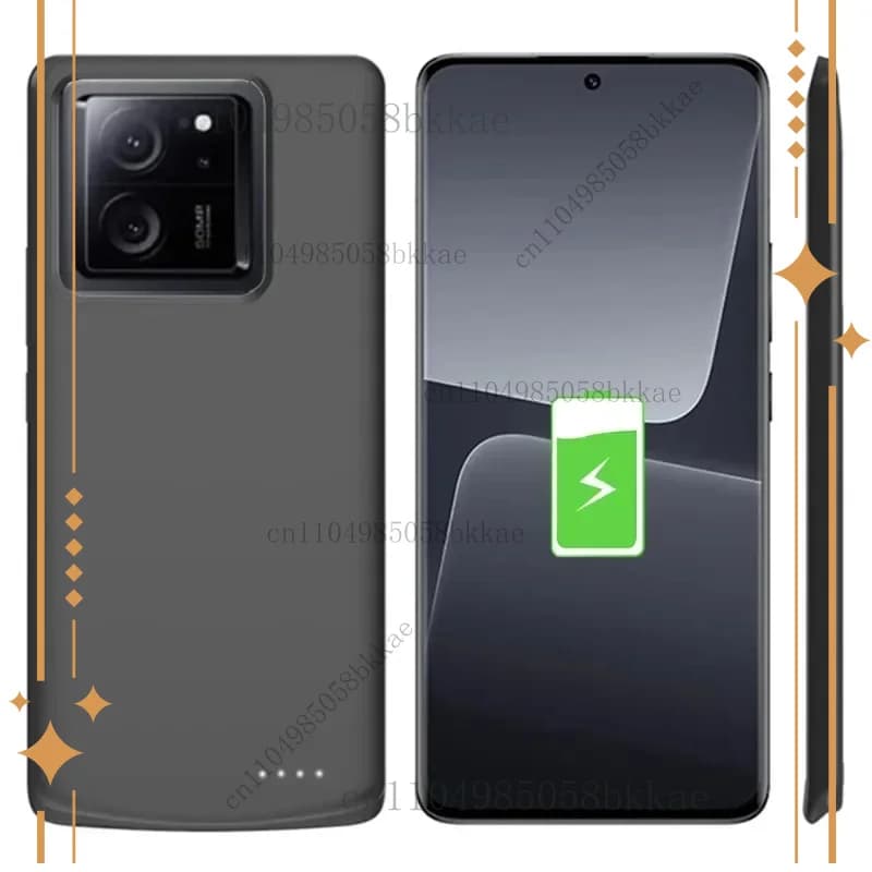 Custodie per caricabatteria da 10000 mAh per Xiaomi Mi 13T Pro Custodia per caricabatterie portatile Power Bank per Xiaomi 13 Pro Copribatteria Powerbank