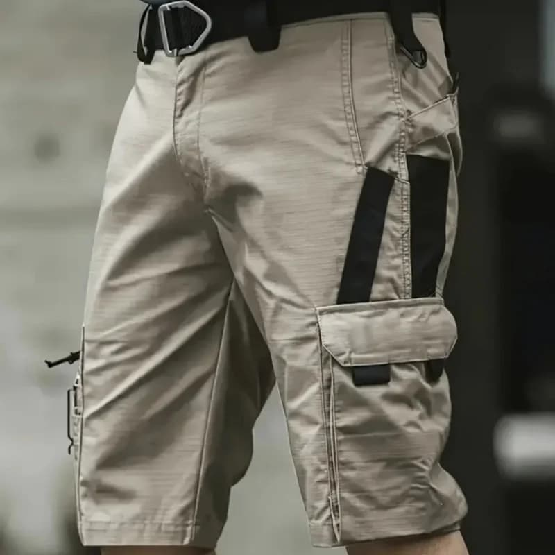 Men's Tactical Shorts Multifunction with Multiple Pockets, Suitable for Hiking, Fishing, Cycling, Golf, Football and Basketball