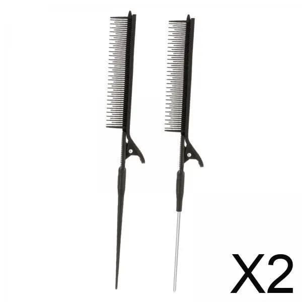 Smooth comb for hair Flat iron comb Clip-on Professional brushes for hairdressers for coloring and styling of hair