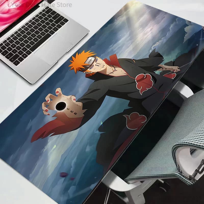 Tappetino per mouse da gioco Naruto, accessori per tastiera del computer, tappetino per mouse progettato specificamente per giochi e-sport, tappetino per mouse durevole, anime