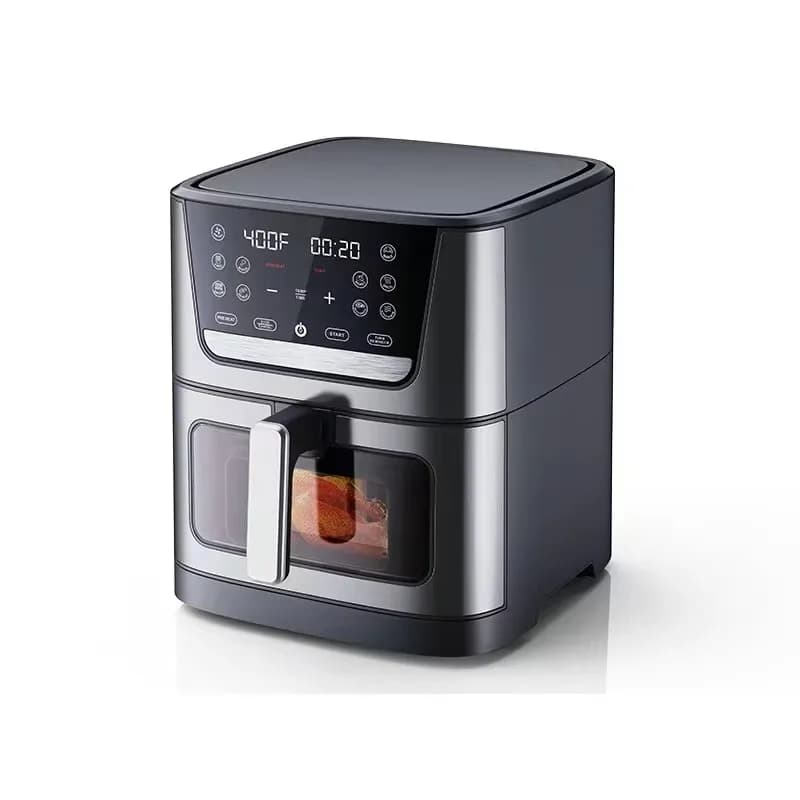 New Design 8-10L Digital LED Display Kitchen Oven Multi-Functional Oil-Free Air Fryer for Quick Cooking Pizza Fryer Oven