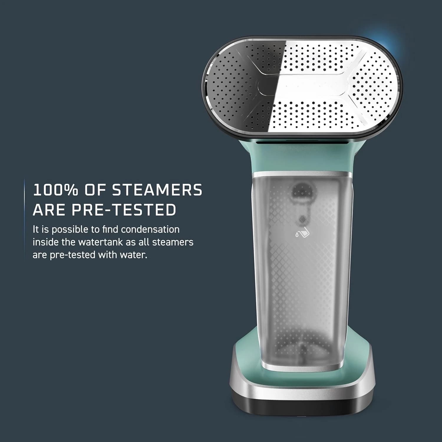 Vaporiera portatile per vestiti, vaporiera e ferro da stiro Pure Force 2in1, 1875 W, cottura a vapore e stiratura verticale/orizzonal, leggera, vendita calda