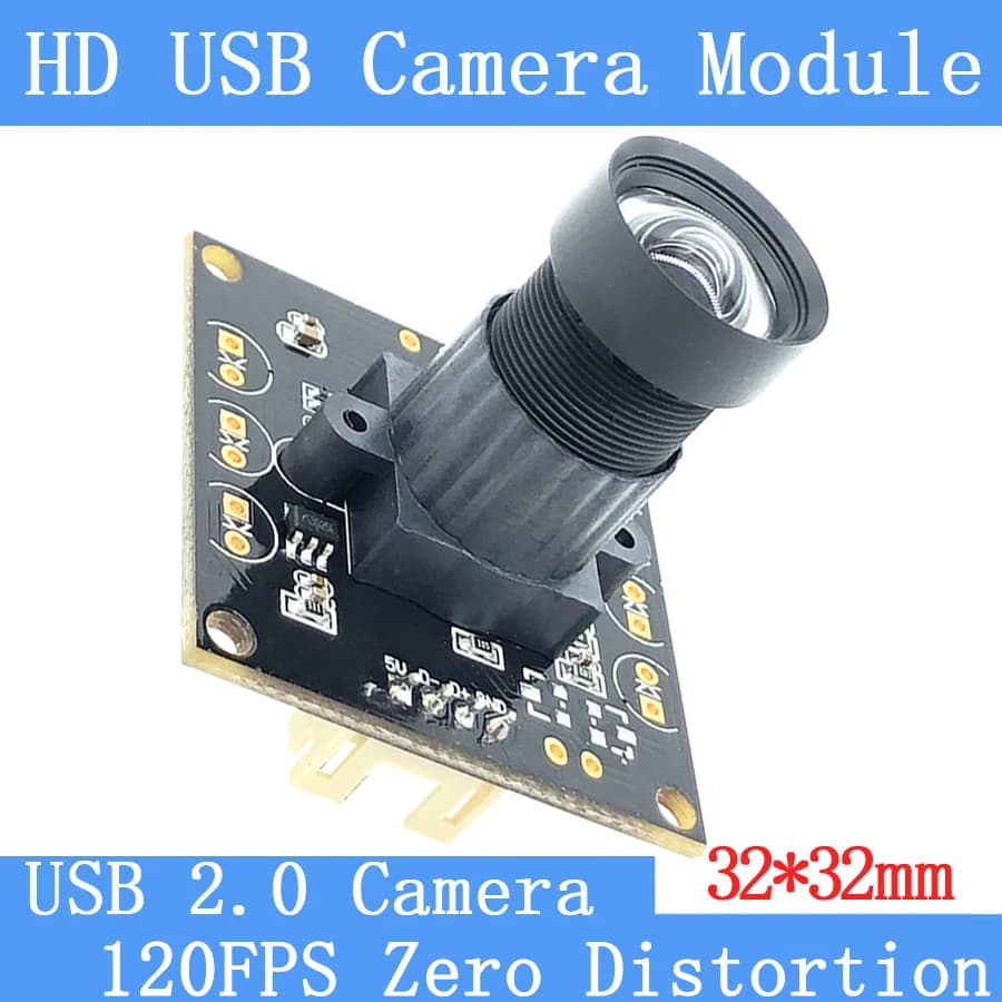 PU`Aimetis 30FPS/60FPS/120FPS No distortion HD 200W 1920*1080P Android Linux OTG UVC USB Camera Module