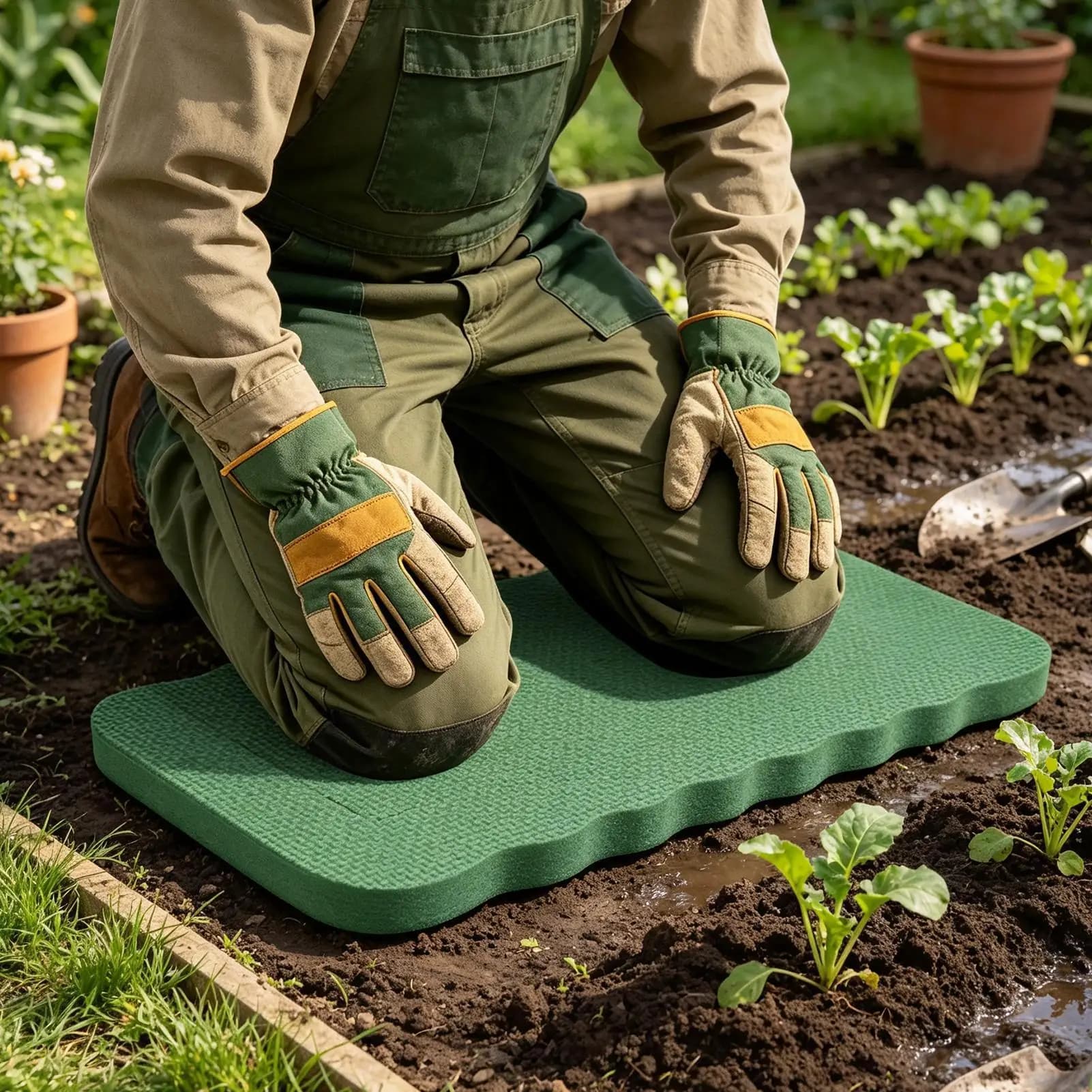 40x20cm Pad Kneeling Mat Non-slip Foam Cushion Waterproof Garden Kneeler Bath Floor Yoga Protection Garage Soft Sport Antiskid