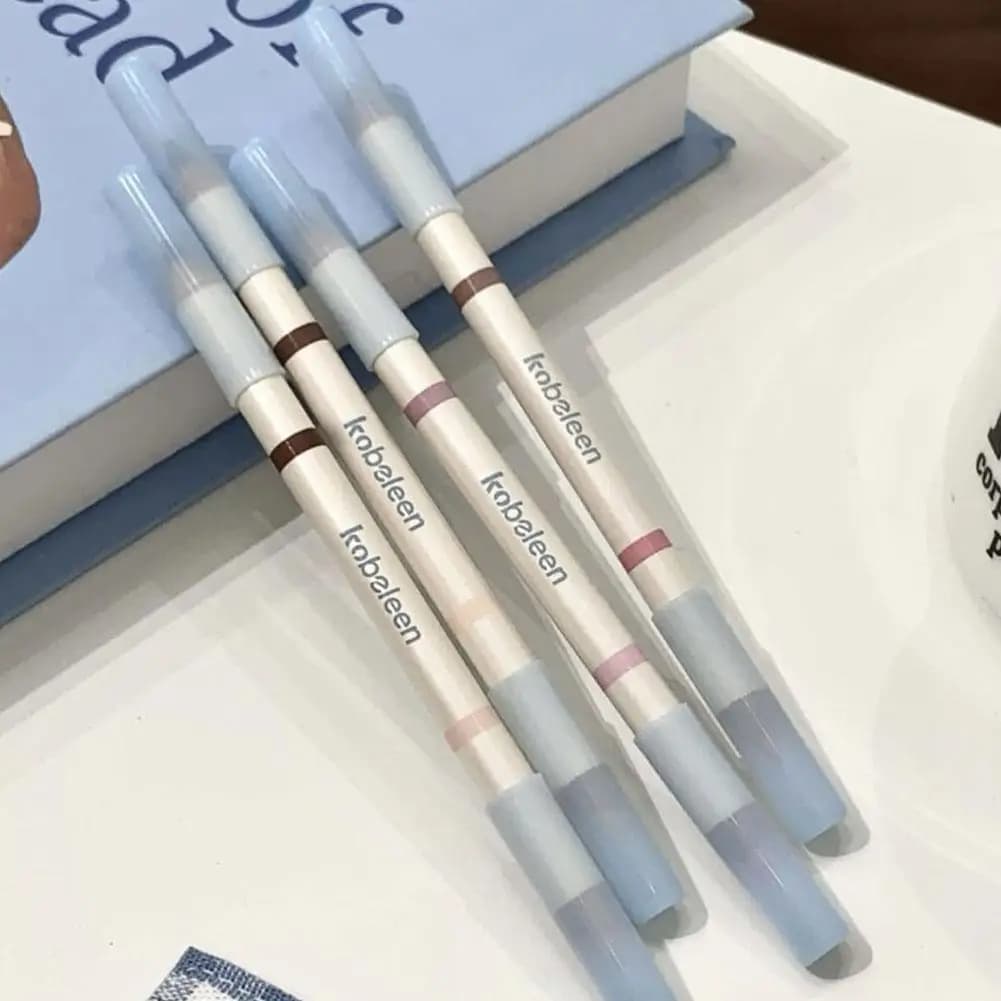 Matita 2-in-1 Aegyosal per Principianti, 4 Colori, Evidenziatore Opaco e Ombretto in Stick, Impermeabile, per Trucco Occhi