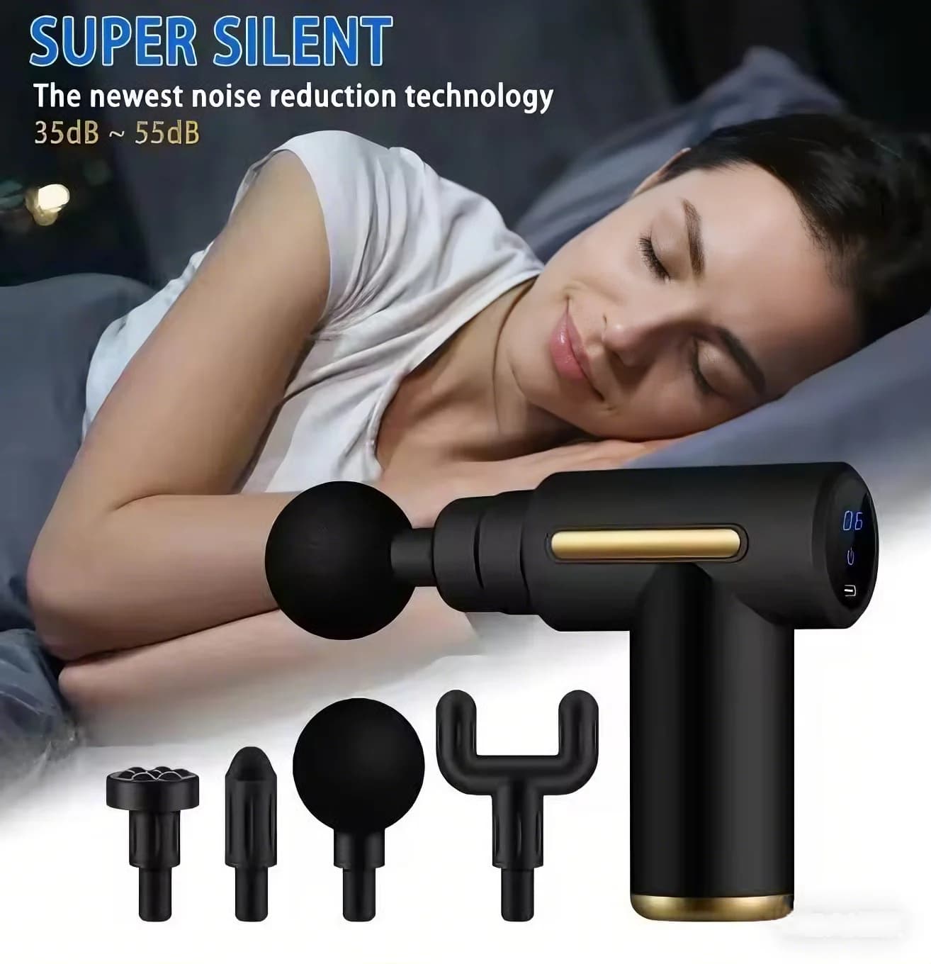 Mini Band Gun Deep Fabric Massage Gun Muscle Relaxation Massage Portable Body Massage Portable Percussion Vibration Massage
