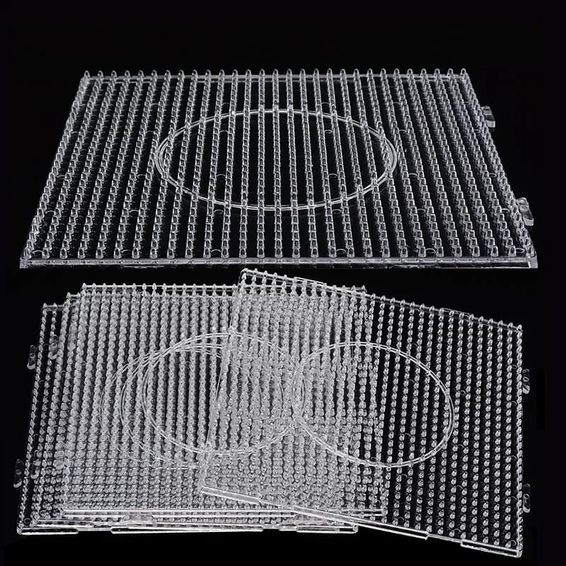 2.6mm/5mm Perler Beads Square Pegboard 3D Puzzle Juguetes per Hama Bead giocattoli educativi per bambini Jigsaw Puzzle Brinquedos