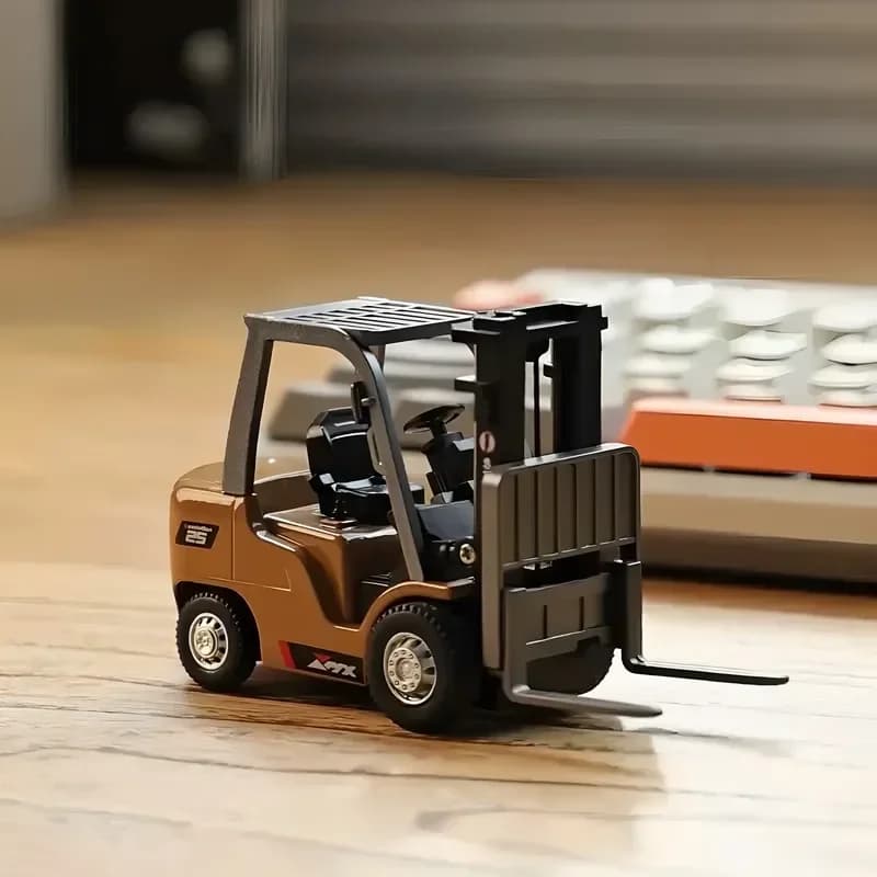 Modello di auto giocattolo e autocarro con cassone ribaltabile in lega telecomandata in scala 1/64 - Regalo di raccolta da tavolo per veicoli di ingegneria per ragazzi