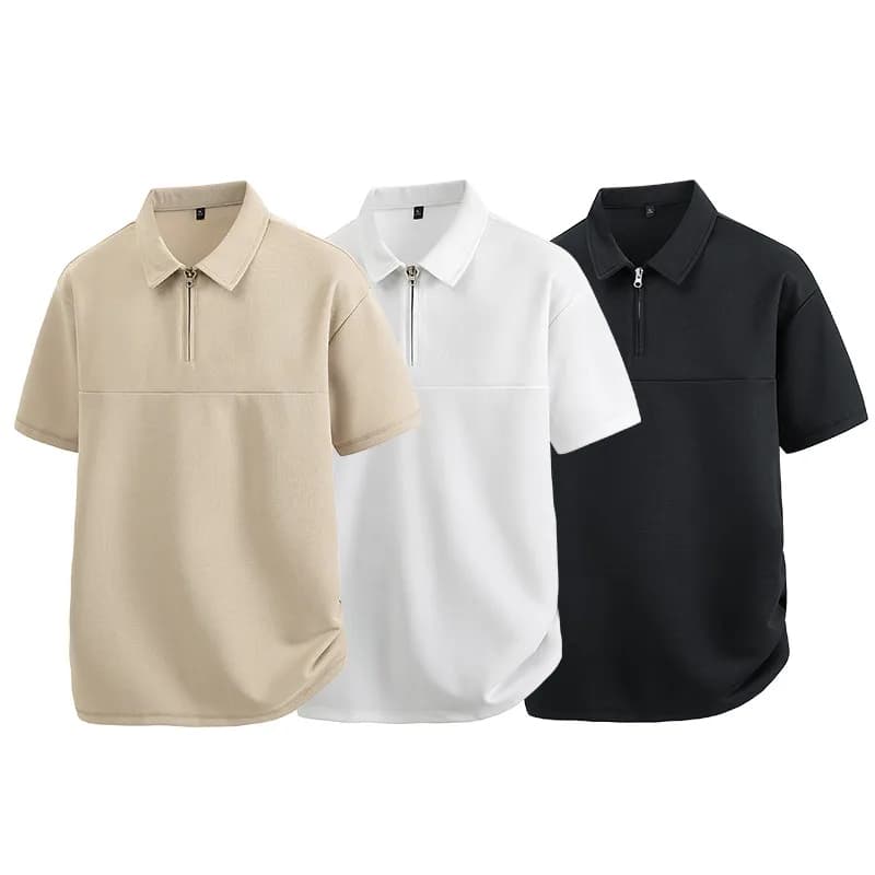 Men's POLO Shirt T-shirt Sunscreen 7A Antibacterial Fashion Trendy Brand Half-sleeved Shirt