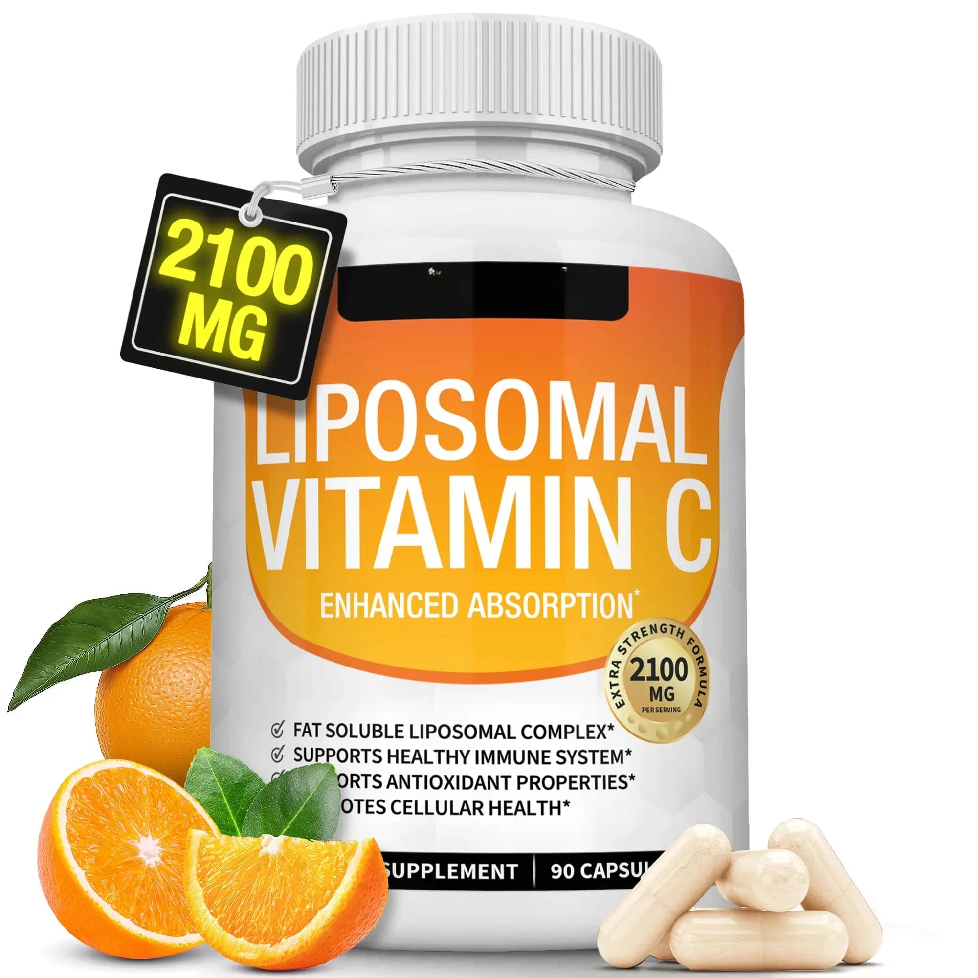 Vitamin C Supplement Liposomal 2100mg to High Absorption