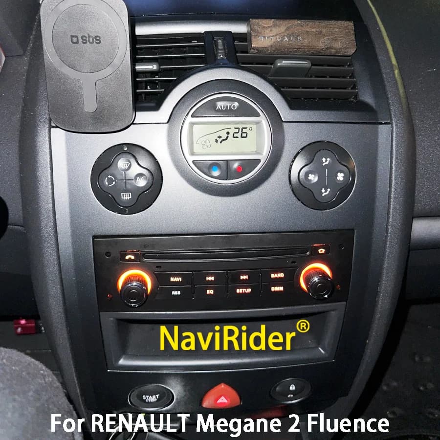 Pannello di controllo per RENAULT Fluence e RENAULT Megane 2 2002-2008, Plug and Play, stile OEM, per schermo Android, lettore video per auto.