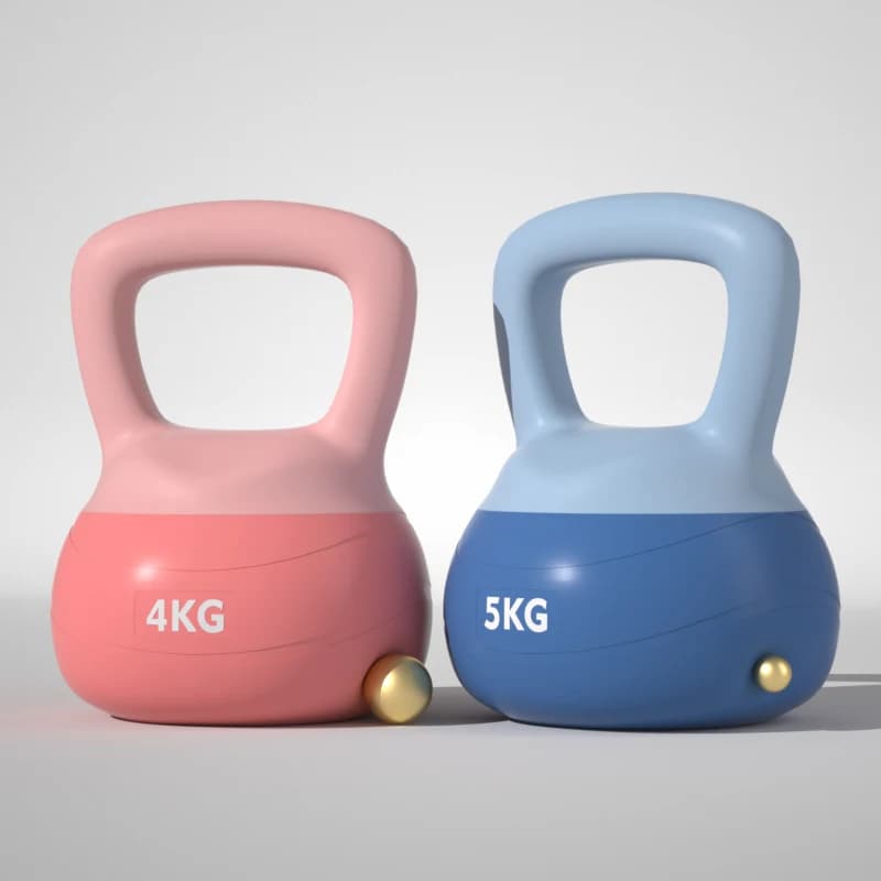 Kettlebell Soft PVC Adjustable Sand Cover for Strength Training Arms, Home Gym Equipment for Women