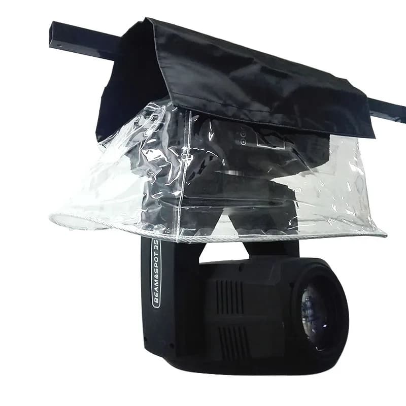 SHEHDS Rain Cover Black Transparent Coat Protects Led Moving Head Par Light in Nylon Cloth Stage Light Waterproof Outdoor Show