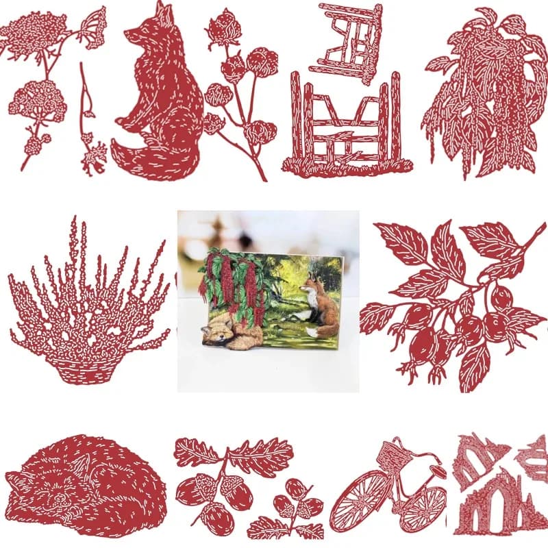Like a fallen chair craft metal cutting dies mold strips sheet scrapbook paper craft knife mold blade punch stencils dies