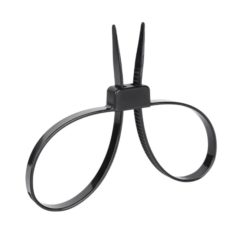 SE Nuovo 1 Pezzo 14x12x0.8 Cm Manette in Plastica per Polizia, Doppie Manette Flessibili Monouso, Fascette in Nylon, Manette Flessibili