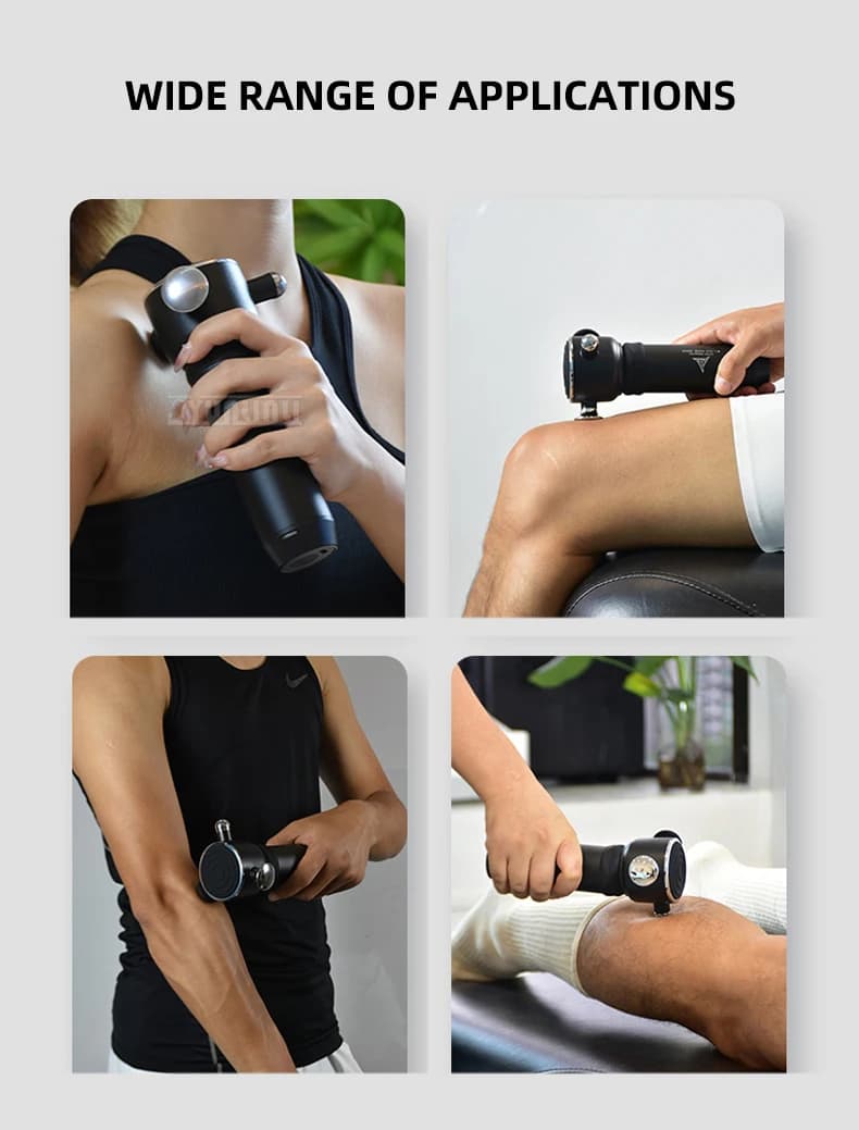 Quick Release Deep Tissue Vibrating Muscle Fascial Gun Muscle Massager