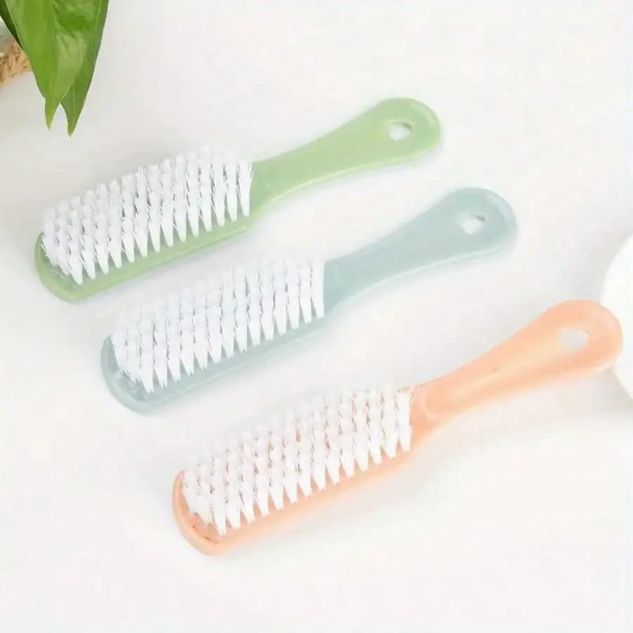 5-In-1 Durable Cleaning Brush Easy To Grip Handle Compact Design Suitable For Shoes Clothing Jewelry Watches Ergonomic Scrubbing Brush Efficient Stain Removal Multi Purpose Cleaning Tool High Quality Bristles