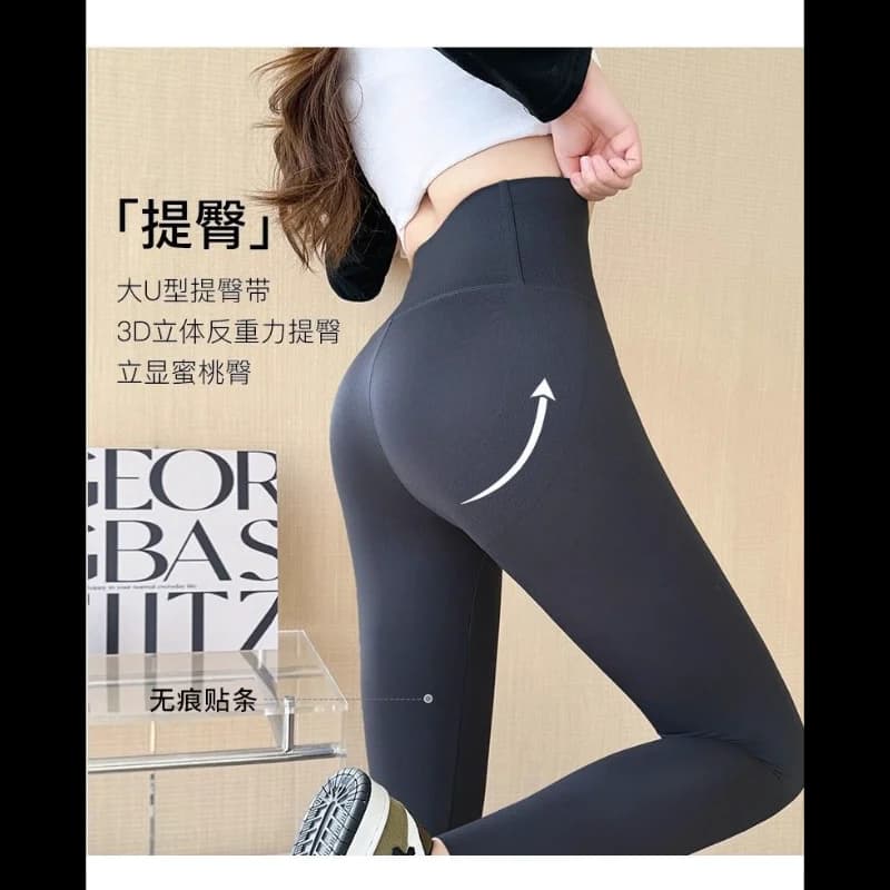 Pantaloni Shark Abbigliamento esterno da donna Primavera Nuovi leggings a vita alta con controllo della pancia per migliorare i glutei Mostra elastico dimagrante