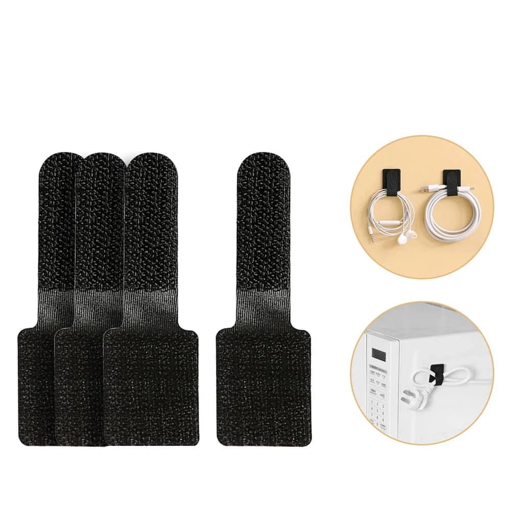10/4 Pcs USB Cable Organizer clip autoadesive per la gestione dei cavi avvolgicavo di alimentazione supporto per cavo di protezione 5m Wall Wire Manager