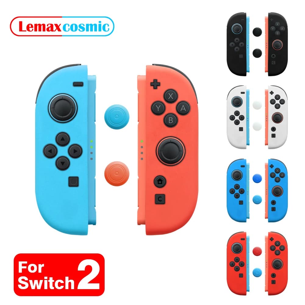 Guscio Protettivo in Silicone con Impugnatura Morbida e Copri Joystick per Nintendo Switch 2 Joy-Con NS2