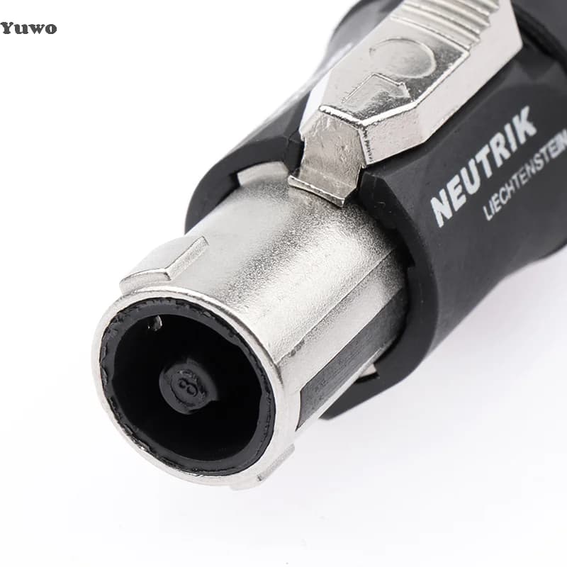 4 Pin Metal Ohmic Connector Professional Audio Stage Spine Cable Accessories for Lightly Welded Speakers NL4FC