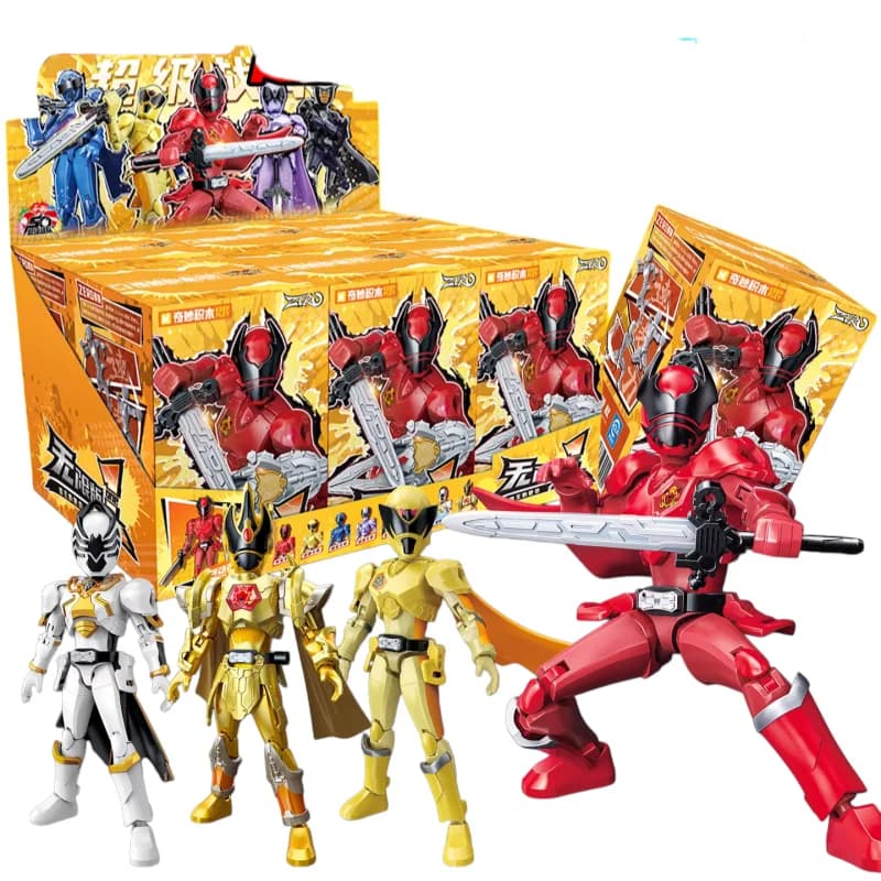 New Keeppley Building Blocks Super Sentai Ohsama Sentai King-Ohger Assembling Model Movable Ornament Children's Birthday Gift