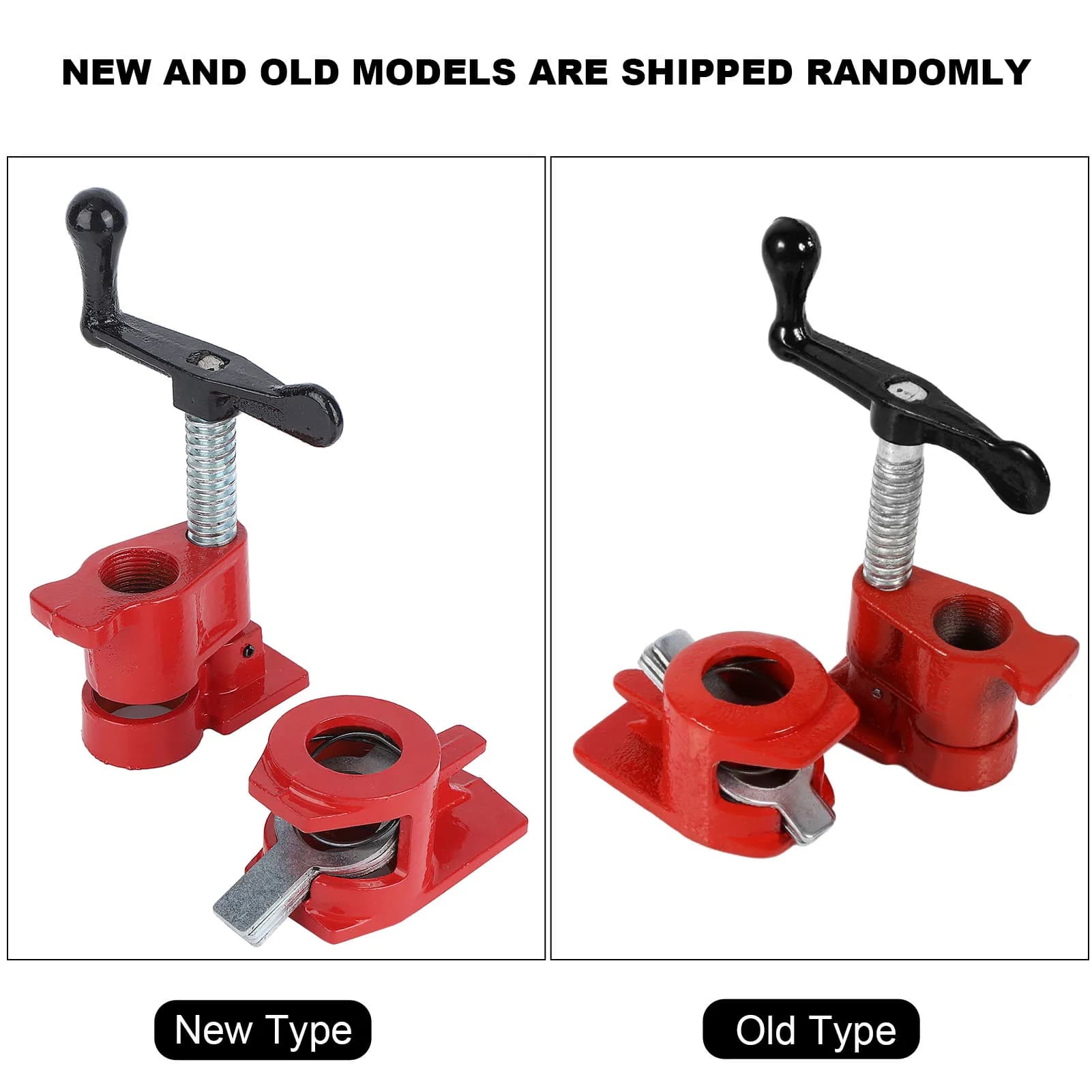 4 set of clamps for 3/4''' fast-released wood - Large - Iron base for wood/metal Ideal for work bench