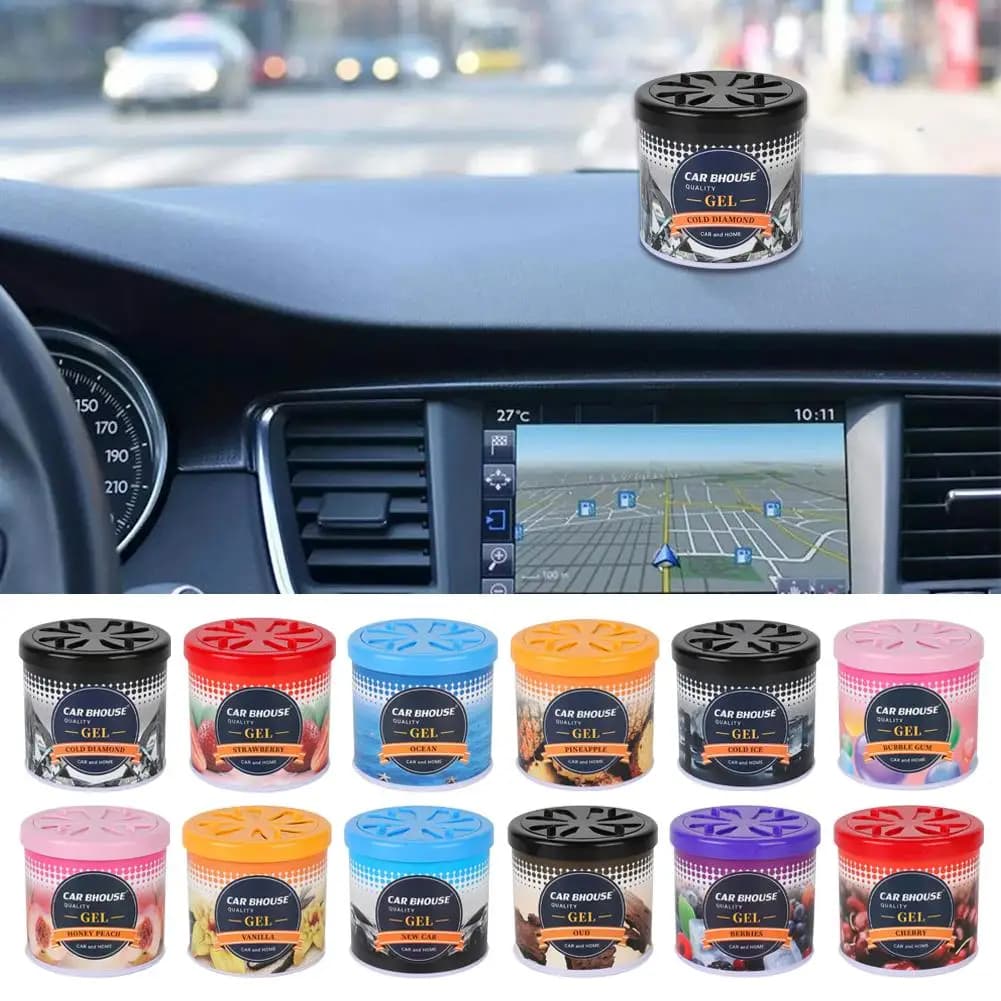 Car Deodorant Car fragrance Sea fragrance Home Refreshing gel for long life and elimination Car scent balm Dual-Us H2T2