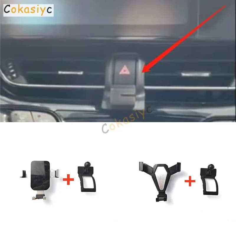 1Lot Plastic Material For 2018-2023 Toyota C-HR CHR C HR Gravity Linkage Special Car Moblie Smart Phone Holder Mount