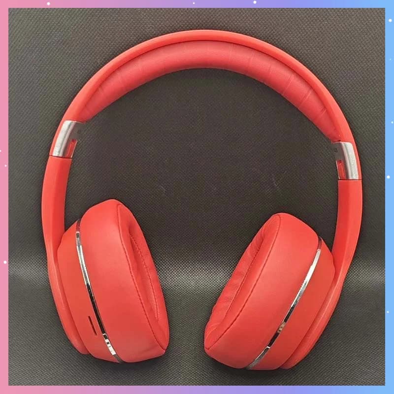 VJ320 Wireless Headphone Support TF Storage Cards Earrings BT5.0 40mm Large Dynamic Coil Soft Leather Earrings Fashionable