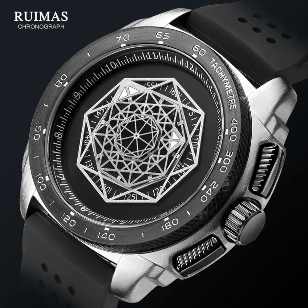 MEGIR e RUIMAS Moda Uomo Sport Al Quarzo Orologio di Lusso Top di Marca degli uomini Del Silicone Orologi Militari Impermeabile Data Orologio Da Polso Maschile