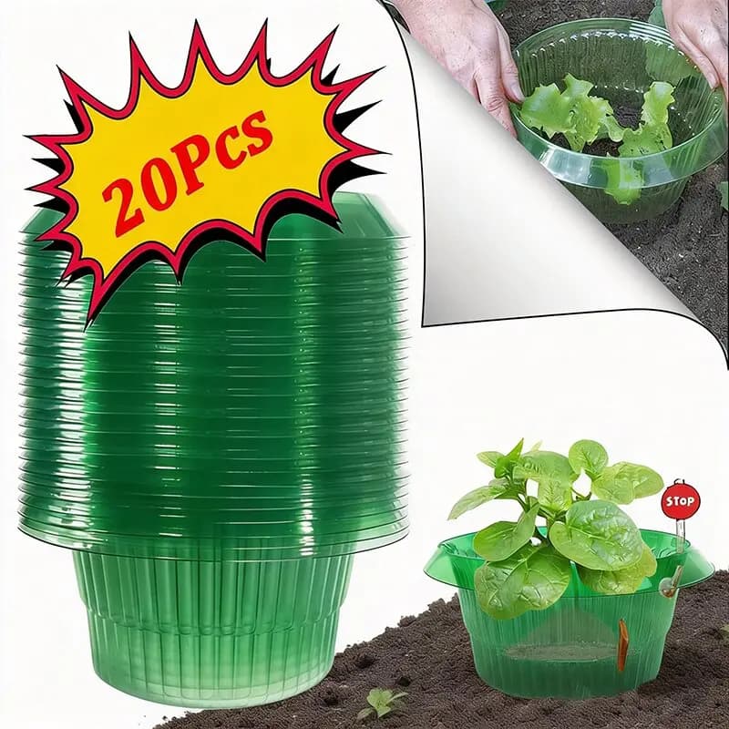 Reusable Vegetables Protection Covers Garden Plant Snail Slug Protection Collars Agricultural Save Water Guard for Flowers