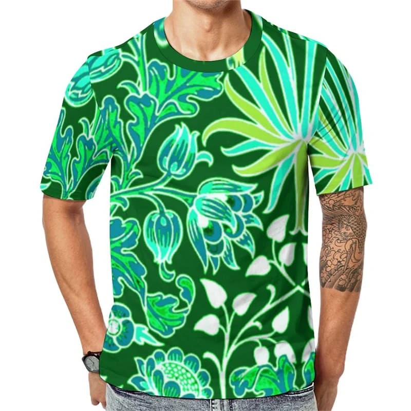 Camicette da donna di moda 2024 T-shirt unisex 3d Flower Print Harajuku Street Tee Shirts Abbigliamento femminile Estate oversize Top maschili