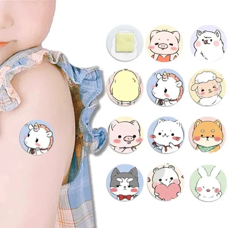 50/100/300pcs Cartoon Animal Pattern Band Aid Hemostasis Adhesive Bandages First Emergency Kit Wound Plaster Patches For Kids