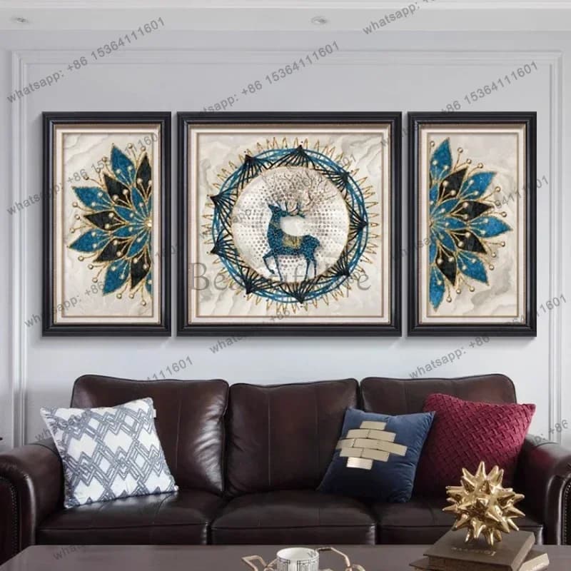 Room Decor Posters Home Decor Items Bedroom Marvel Painting Calligraphy Arts Deer Set Of 3 Room