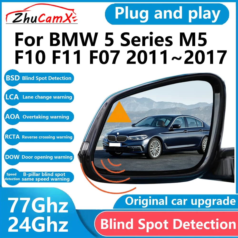 Per BMW Serie 5 M5 F10 F11 F07 2011-2017 BSD Sensore di rilevamento punto cieco Radar Sistema di assistenza all'avviso di guida Plug and Play