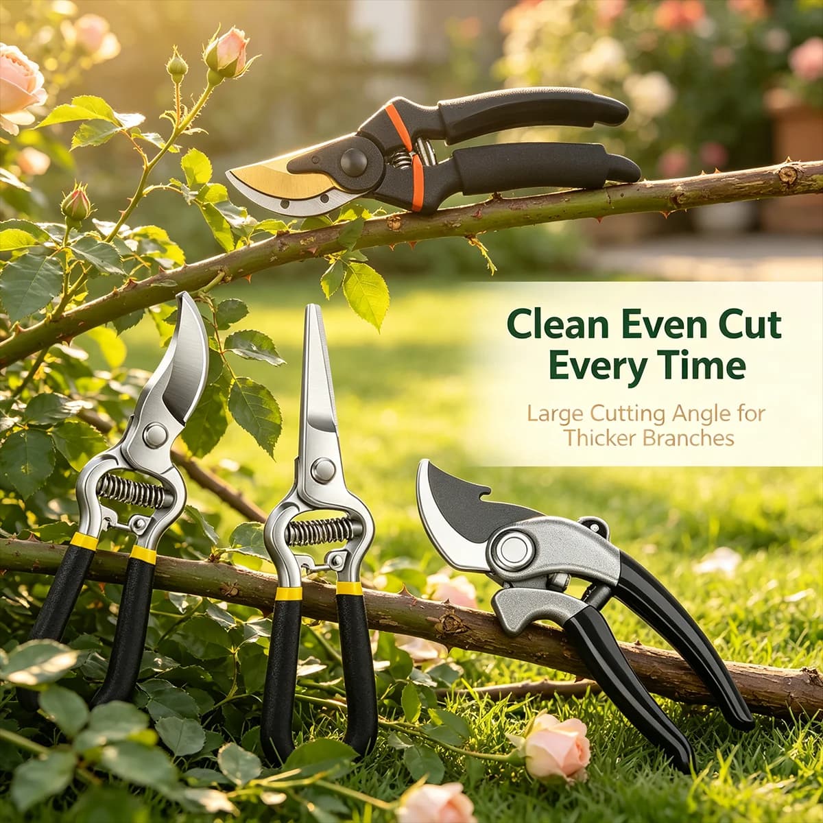 1PC,Garden Pruner Shears Blade Pruning Scissors For Bonsai Fruit Trees Flowers Branches Garden Pruners