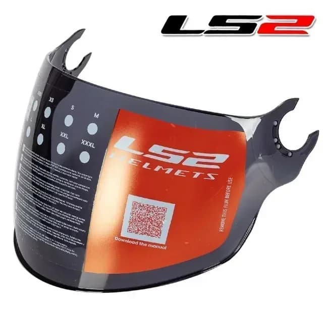 Visiera per Casco LS2 OF 562 AIRFLOW, Ricambio Visiera Nera Mica per Casco LS2, Parti di Ricambio per Caschi Moto