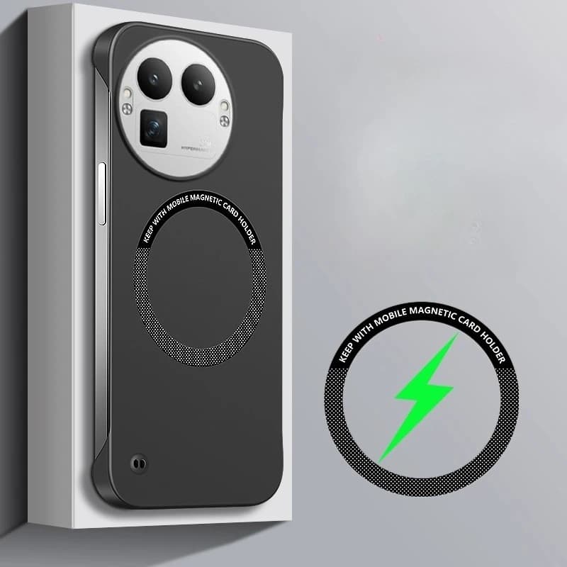 Per Realme GT8 Pro Slim Frameless Magsafe Custodia rigida per PC per Realme GT 8 Pro GT8pro Custodia di ricarica wireless Ultra-sottile