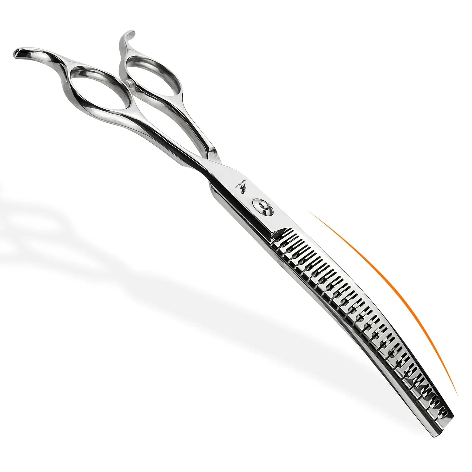 Forbici per toelettatura cani Giappone Acciaio 7 "Corbici professionali per animali domestici Forbici curve Chunker per toelettatrice CurveThinning Cesoie
