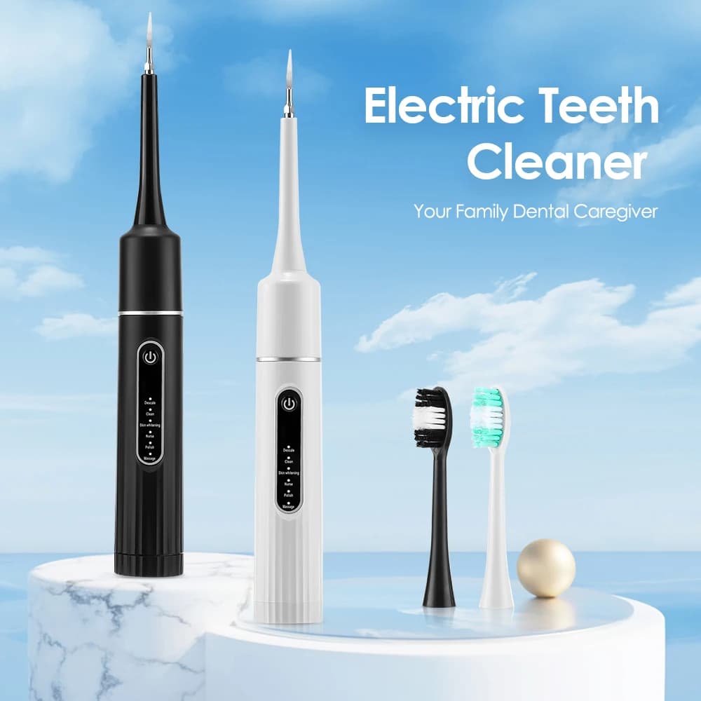 6 modes of removal of dental ultrasound toothbrush waterproof dental stair sonic teeth whitening oral detergent
