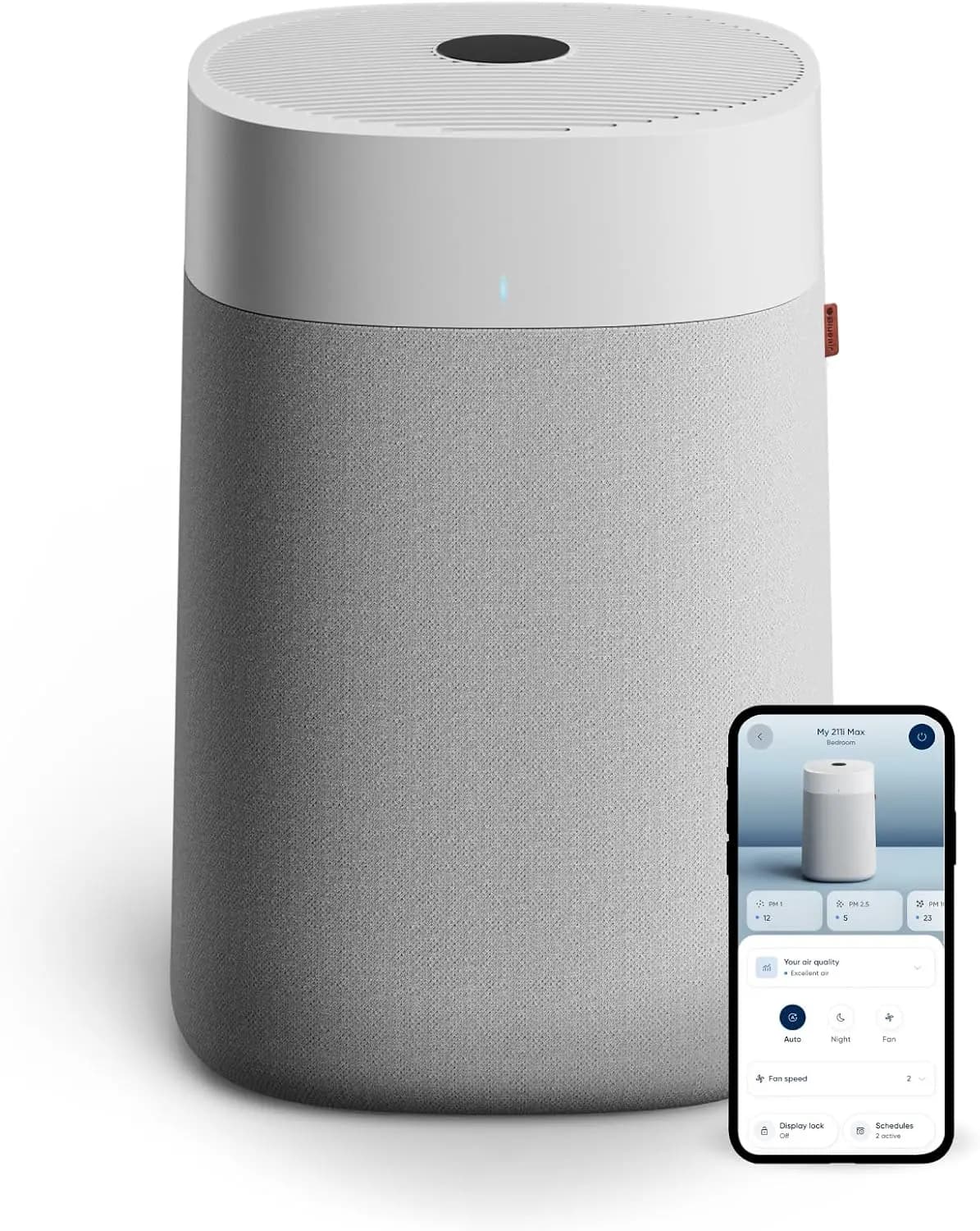 Smart Air Purifier Large Rooms 3235 Sq Ft HEPASilent Cleaner Pets Allergies Smoke Dust WiFi Auto Mode Quiet Home Device