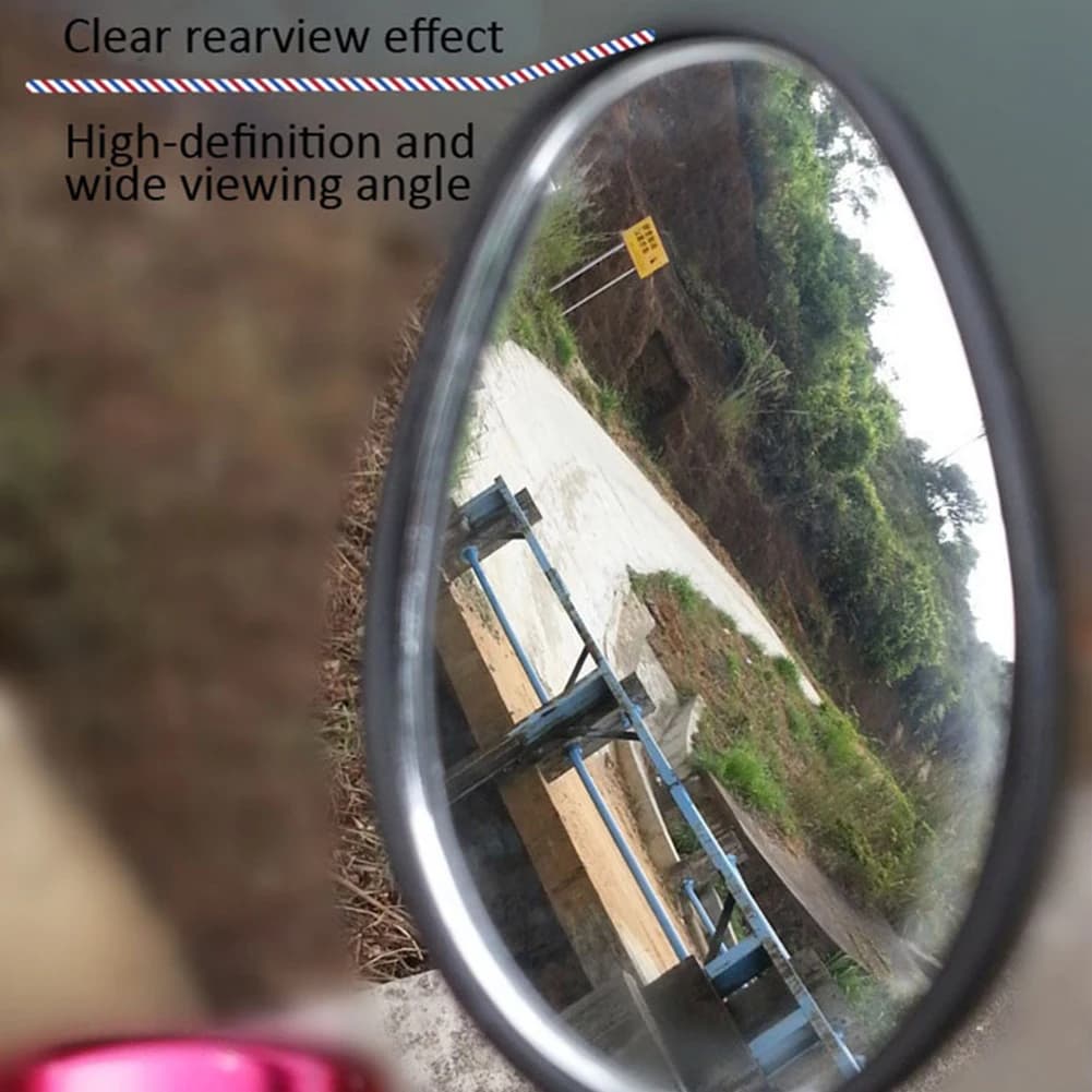 Flatbed Truck E-Bike Convex Reflector 360 Degrees Rotatable Rearview Mirrors Electric Scooter Replacement Part
