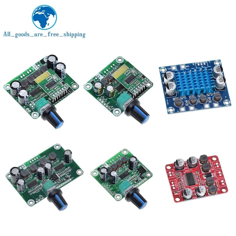Bluetooth-4.2 TPA3110 15W 30W X 2 Dual Channel Digital Stereo Audio Power Amplifie Board Module Car For USB Portable Speaker