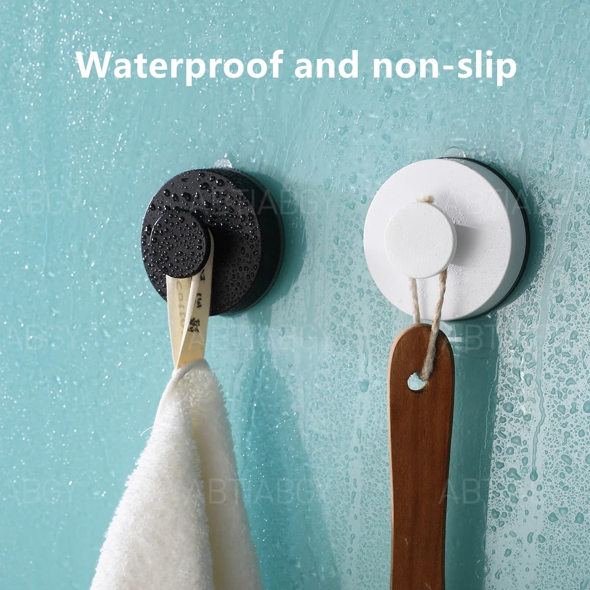 1/2/4pcs Forte Ventosa A Vuoto Ganci Punch-free Accappatoio Gancio Riutilizzabile Porta asciugamani Per Cucina Bagno Accessori Per La Casa